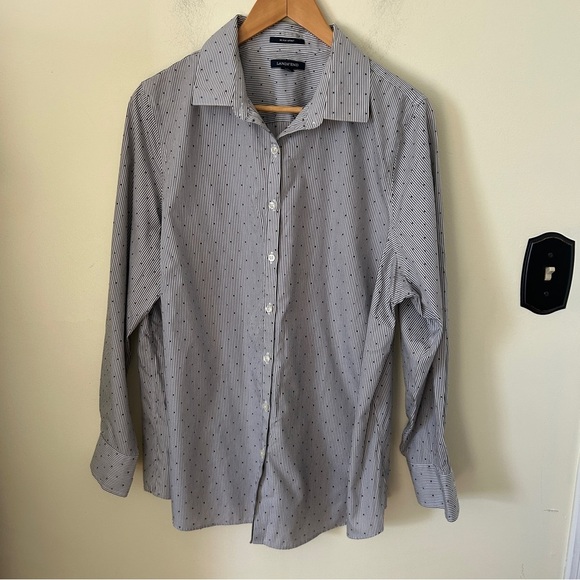 Lands End No Iron Supima Button Down Size 20W - Picture 1 of 6